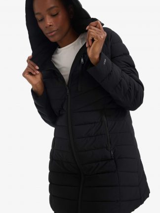 کاپشن زنانه مشکی دفکتو تصویر ۱