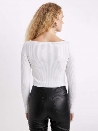 پلیور زنانه بژ دفکتو تصویر ۱