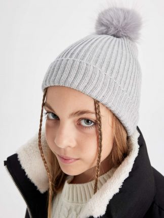 کلاه بافت دخترانه دفکتو تصویر ۱