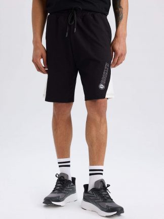 شلوارک مردانه مشکی دفکتو تصویر ۱