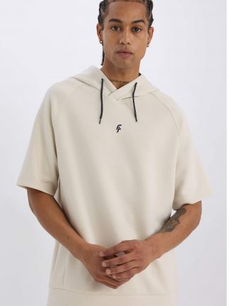 هودی مردانه بژ دفکتو تصویر ۱