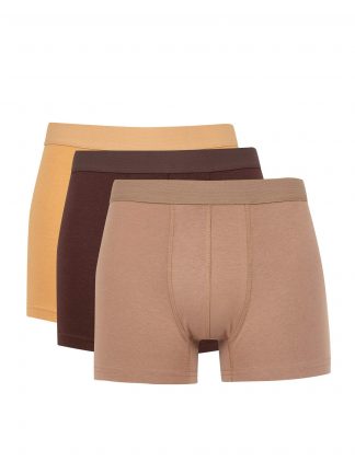 شورت مردانه قهوه ای روشن دفکتو