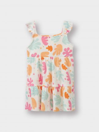 پیراهن نوزاد دختر بژ دفکتو