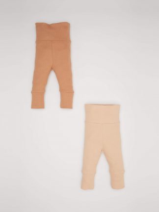 شلوار نوزاد پسر بژ دفکتو تصویر ۱