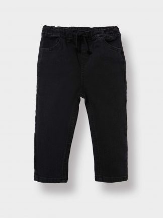 شلوار جین نوزاد پسر خاکستری تیره دفکتو تصویر ۱