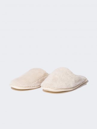 دمپایی روفرشی زنانه بژ دفکتو