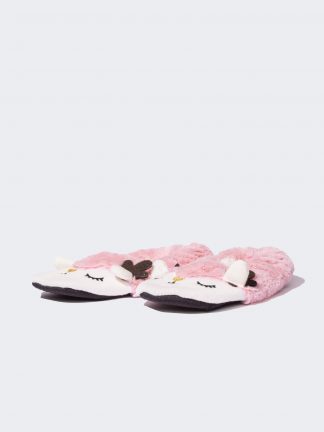 دمپایی روفرشی زنانه سفید دفکتو تصویر ۱