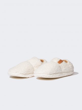 دمپایی حوله ای زنانه بژ دفکتو