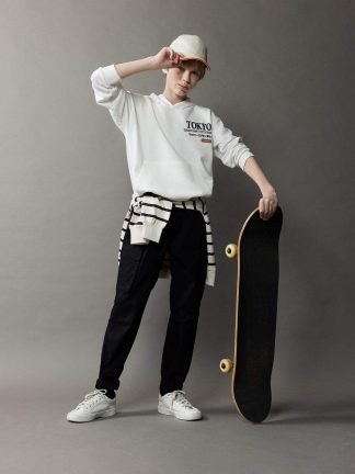 شلوار جاگر پسرانه مشکی دفکتو تصویر ۱