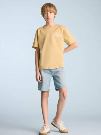 شلوارک پسرانه آبی روشن دفکتو