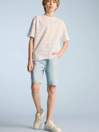 شلوارک پسرانه آبی روشن دفکتو