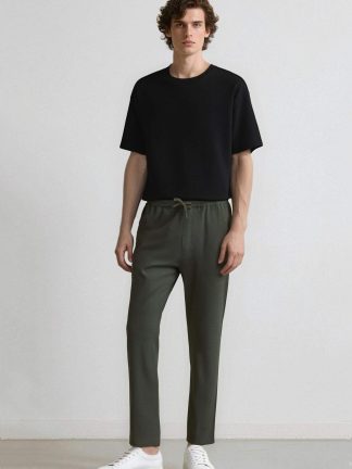 شلوار جاگر مردانه خاکی دفکتو تصویر ۱