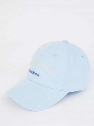 کلاه کپ زنانه آبی دفکتو