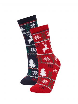 جوراب زنانه چند رنگ دفکتو تصویر ۱