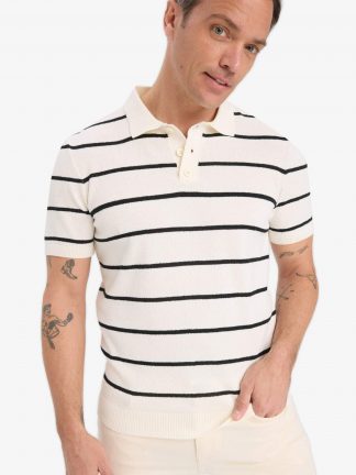 پولوشرت مردانه بژ دفکتو