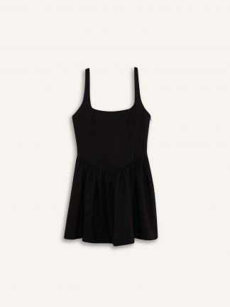 پیراهن زنانه مشکی دفکتو تصویر ۱