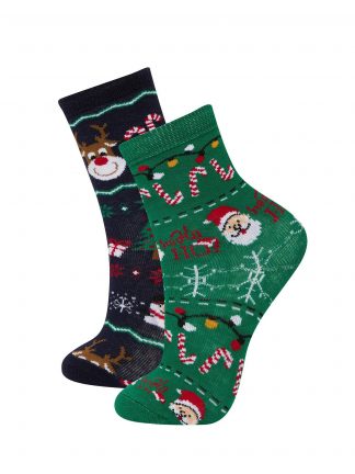 جوراب پسرانه چند رنگ دفکتو تصویر ۱