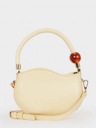 کیف کراس بادی زنانه زرد روشن دفکتو تصویر ۱