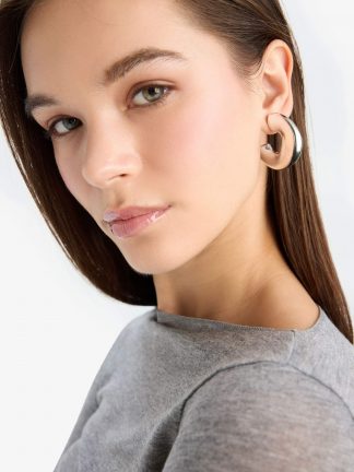 گوشواره زنانه نقره ای دفکتو تصویر ۱