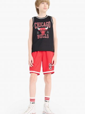 شلوارک پسرانه قرمز دفکتو