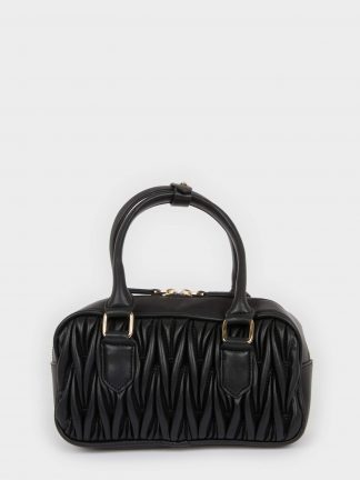 کیف دستی زنانه مشکی دفکتو تصویر ۱