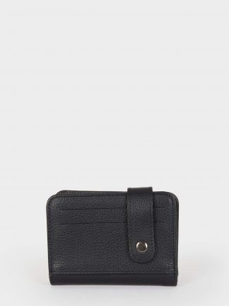 کیف پول و کارت مردانه مشکی دفکتو