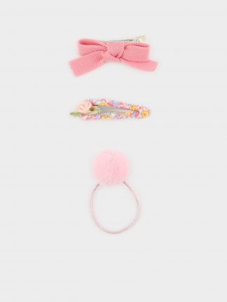 اکسسوری مو دخترانه چند رنگ دفکتو تصویر ۱