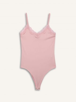 بادی زنانه صورتی روشن دفکتو تصویر ۱