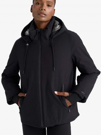 کاپشن زنانه مشکی دفکتو تصویر ۱