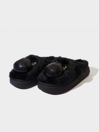 دمپایی روفرشی مردانه مشکی دفکتو