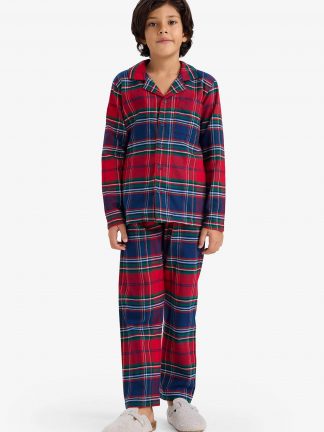 لباس راحتی پسرانه قرمز دفکتو تصویر ۱