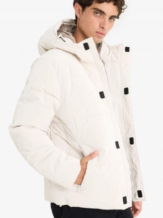 کاپشن مردانه بژ دفکتو تصویر ۱