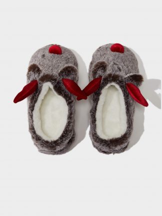 دمپایی روفرشی زنانه خاکستری دفکتو