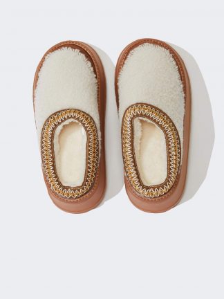 دمپایی حوله ای زنانه قهوه ای دفکتو