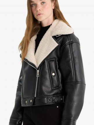 کت زنانه مشکی دفکتو تصویر ۱