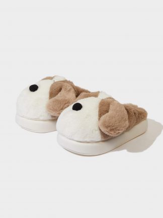 دمپایی روفرشی زنانه مدل سگ عروسکی دفکتو