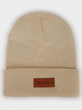 کلاه بافت زنانه بژ دفکتو تصویر ۱