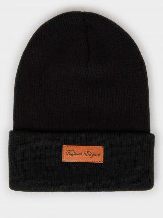 کلاه بافت زنانه مشکی دفکتو تصویر ۱