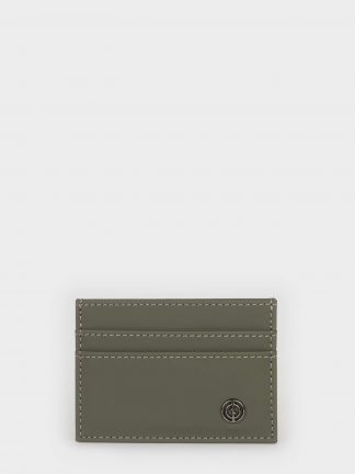 کیف پول و کارت مردانه خاکی دفکتو تصویر ۱