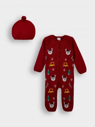 سرهمی نوزاد پسر قرمز دفکتو تصویر ۱