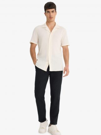 شلوار جاگر مردانه سرمه ای دفکتو تصویر ۱