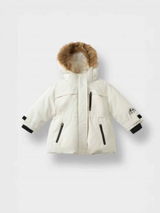 کاپشن نوزاد دختر بژ دفکتو تصویر ۱