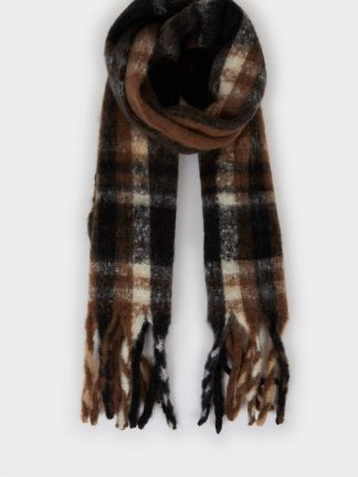 شال مردانه قهوه ای دفکتو تصویر ۱