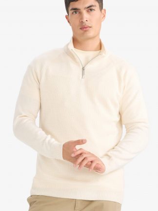 پلیور مردانه بژ دفکتو تصویر ۱