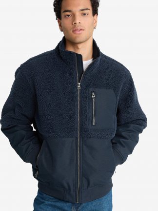 کاپشن مردانه سرمه ای دفکتو تصویر ۱