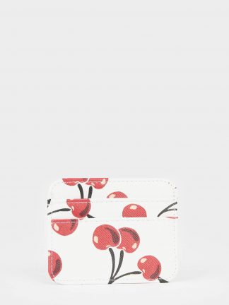 کیف پول و کارت زنانه سفید دفکتو تصویر ۱