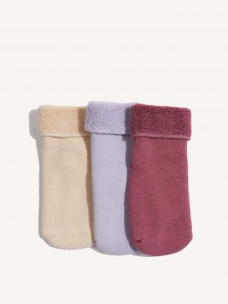 جوراب نوزاد دختر چند رنگ دفکتو تصویر ۱