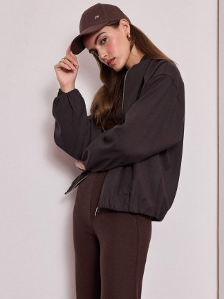 کت زنانه قهوه ای دفکتو تصویر ۱