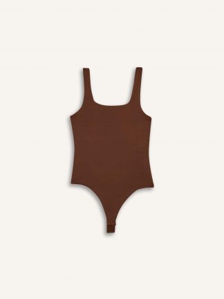 بادی زنانه قهوه ای دفکتو تصویر ۱