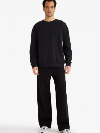 شلوار راحتی مردانه مشکی دفکتو تصویر ۱